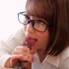 メガネSEX・3本番！堀北わん 黒ブチメガネSEX・制服メガネSEX・リクルートスーツ＆メガネSEXと… - サンプル画像 - 1