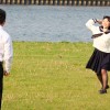 青春メモリアルSEXドキュメント ひかるちゃんAVデビュー 卒業式直後にマジックミラー便に乗った吹奏楽部の美少女女子○生の3年間応援スタンドから片思いし続けた野球部同級生との恥じらい純情SEXお見せします！ 皆月ひかる - サンプル画像 - 11