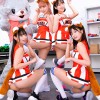 着ぐるみバイトはエッロいチアガールと楽屋が一緒！しかもカワイイ着ぐるみで油断したのか目の前で生着替え！脱ぐのを忘れてガン見でフル勃起！2 - サンプル画像 - 1