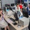 競泳水着メーカーに就職したら男はボク1人！オフィスではスタイル抜群の女子社員が競泳水着で仕事する信じられない状況！特に試作の競泳水着がエロ過ぎてフル勃起！女子社員たちは勃起チ○ポにドン引きどころかまさかの逆セクハラ！ - サンプル画像 - 2