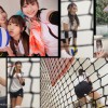 170cm高身長女子バレー部がまさかの全員ドスケベ。 汗の匂いが香る部活女子達が肉食痴女責めハーレム逆4P 木下ひまり 入間茜 滝ゆいな - サンプル画像 - 1