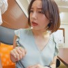 【ピンサロセクハラ】残業中、2人きりの社内で金欠ち○ぽ部長のムラムラ解消にフェラチオ風俗嬢扱いで何度も口内射精される人妻デカ尻部下OL 美咲かんな - サンプル画像 - 9